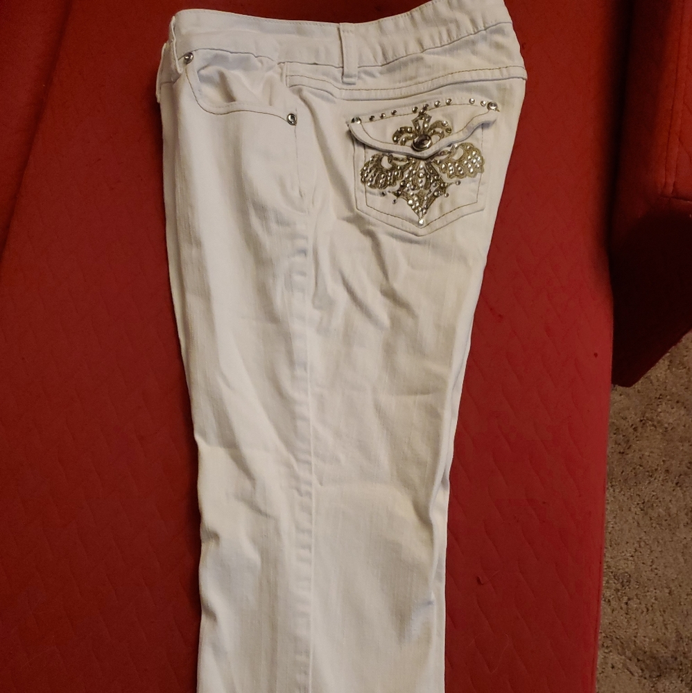White jeans